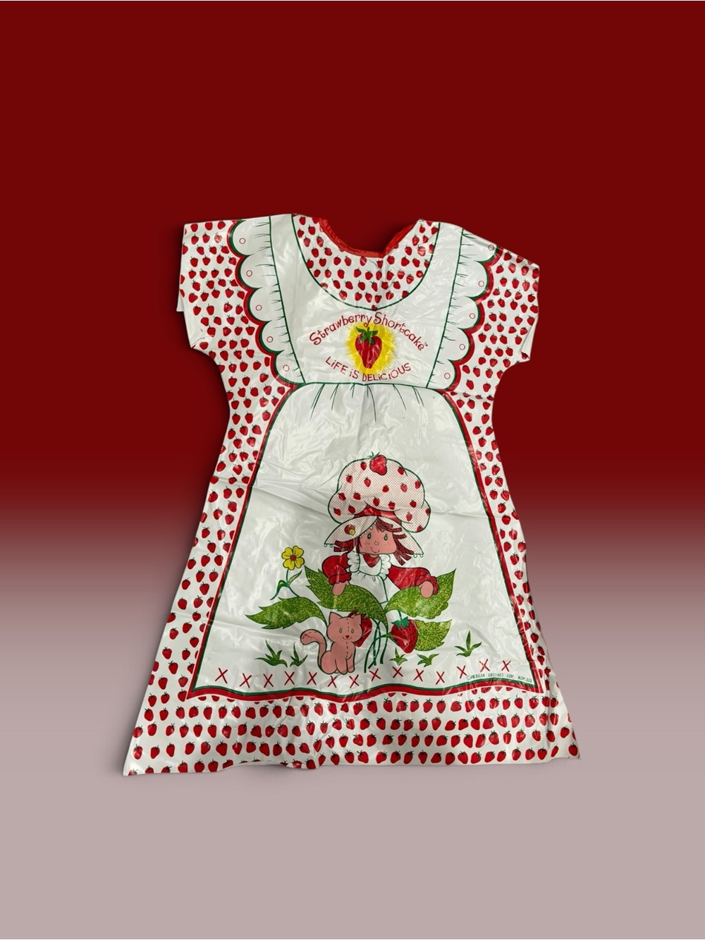 Strawberry Shortcake 1980s PVC Halloween Costume Size Medium
